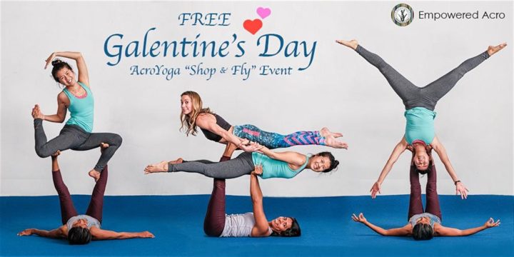 Free Galentine S Acroyoga Class At Athleta 365 Things To Do In