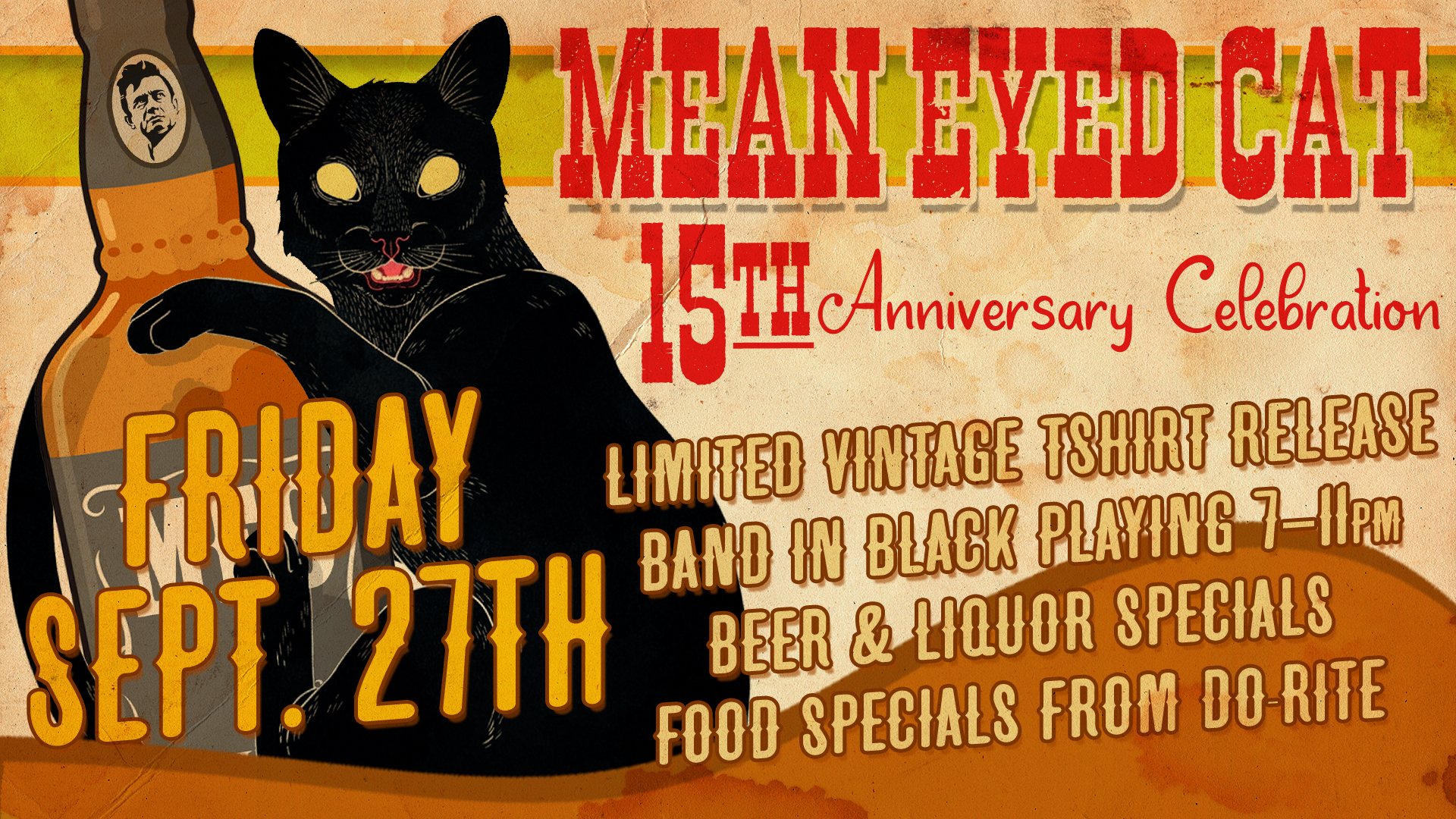 Mean Eyed Cat 15th Anniversary Celebratin 365 Things Austin