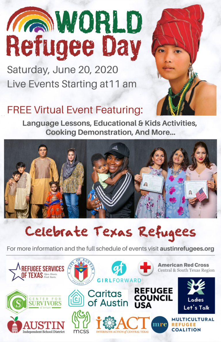 Austin Refugee Roundtable to Celebrate World Refugee Day with Live ...