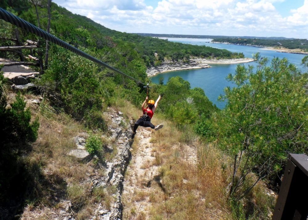 Soaring With Lake Travis Zipline Adventures 365 Things Austin