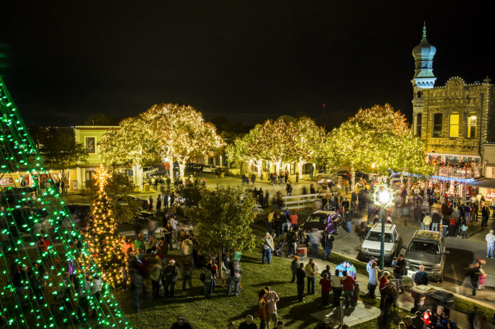 Enjoy Holiday Lights in Historic Town Square 365 Things