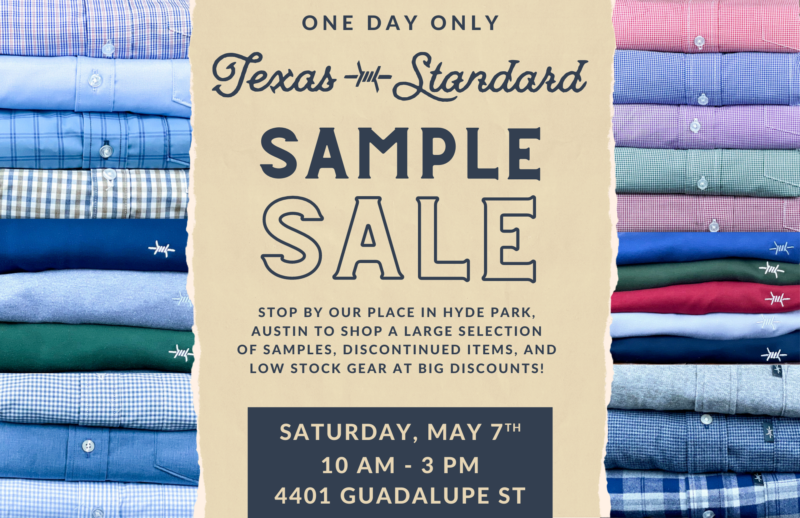 Texas Standard Sample Sale - 365 Things Austin