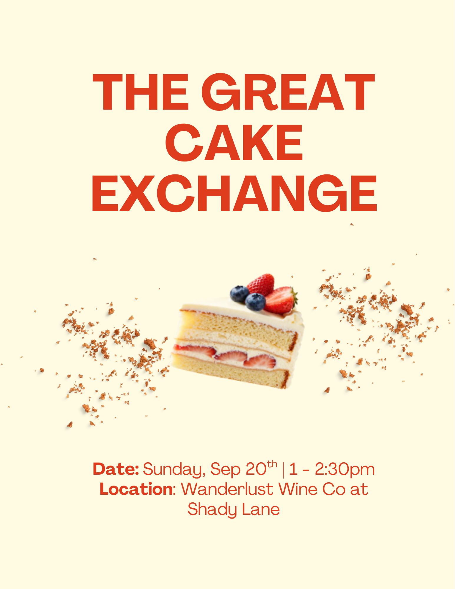 Sep The Great cake exchange